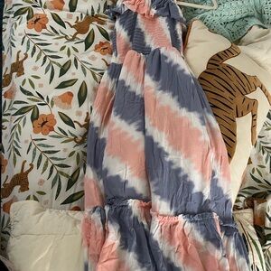 Jessica Simpson Pastel Tie-Dye Dress